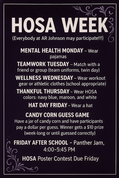 HOSA Spirit Week 25-26